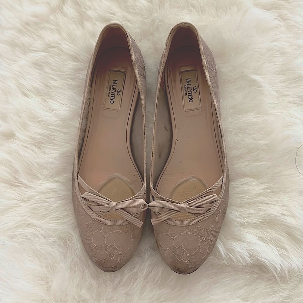 Valentino ballerina flats. Size 38.5.